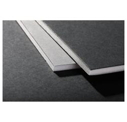 Carton Mousse 10 feuilles A1 5mm - Gris et noir