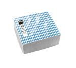 Paquet de 40 serviettes micro-gaufrées ouate décorées 2 plis - 38x40 cm