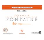 Fontaine bloc collé 1 côté 12F 30x40cm 300g grain satiné