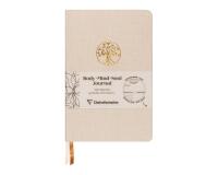 Inspire, Body Mind Soul journal, Carnet brochure souple 14x21 cm, 192 pages, couverture Toile du Marais, imprimé, ass.