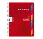 Textes reliure intégrale 7000 17x22 cm 148 pages grands carreaux 70 g - Assortis