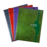 Cahier brochure rembordée rigide 7000 24x32 cm 288 pages grands carreaux 70 g - Assortis