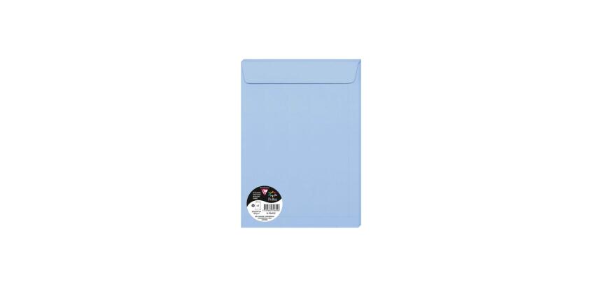 Paquet de 5 enveloppes Pollen 229x324mm 120g/m² - Bleu lavande