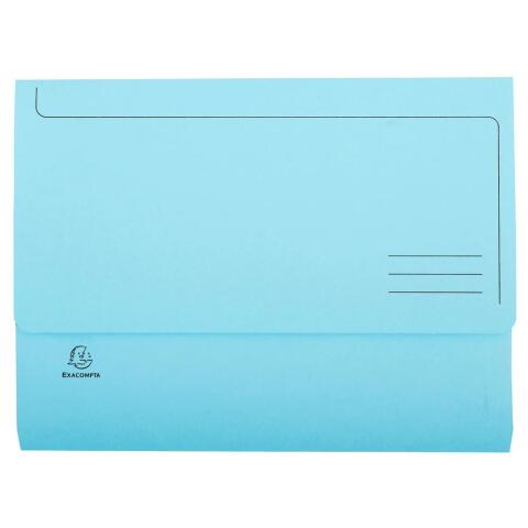 Paquete de 50 Subcarpetas Bolsa SUPER 210 g/m2 Exacompta - Colores surtidos