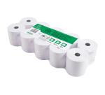 Bobine pour machine à calculer et caisses 57x60 mm - 1 pli offset extra- blanc 60g/m2. - Blanc