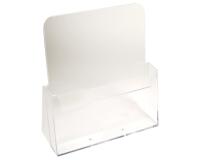 A4 Counter display w. 1 pocket clear - Crystal