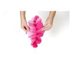 PAPIER DE SOIE, Set de 3 pompons à suspendre Ø30x1 et Ø40x2 - Cyclamen