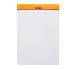 Bloc agrafé Rhodia N°16 14,8x21 cm 80 feuillets uni 80g - Orange