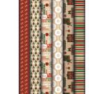 Kraft brun 60g, 2x0,7m 60rlx Ass. Noël - Assortiment