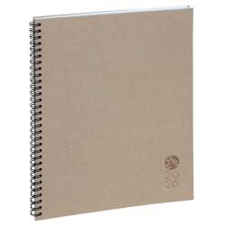 Agenda de bureau Eurotime 27S spiralé Forever 21 x 27 cm Semainier Janvier à décembre 2026 - Couleurs assorties