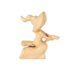 Sorcière sur son balai 10x5x12 cm - Kraft