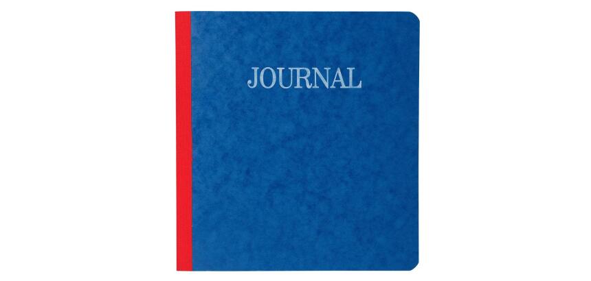 Piqûre 21x19cm journal folioté 80 pages - Couleurs assorties