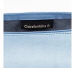 CUIR TEINTÉ Trousse Ø5,5x22 cm Bleu ciel