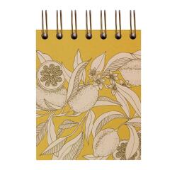 Jardin des Sens, Bloc reliure intégrale en-tête 9x11 cm, 160 feuilles, uni, ass.