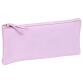 CUIR TEINTÉ Trousse plate 22x11 cm Lilas