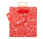 Premium sac petit rouge & blanc 12x4,5x13,5 cm - Rouge