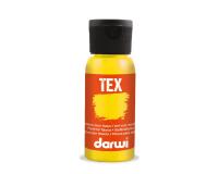 DARWI Flacon de 50 ml de Peinture Textile Opaque - Jaune nacré