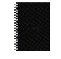 Rhodia Touch Watercolor Book, papier grain fin 100% coton 300g - A5 portrait, 40 pages - Noir