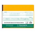 Piqûre 27x38cm - Journal des Recettes Dépenses des Professions libérales 80 pages (version français)