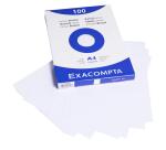 Pk 100 Exa Record Cards 210/297 White - White