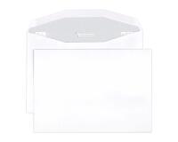 Boite de 500 Enveloppes Blanches C5-162x229mm - Gommée Mécanisable - 80g/m2 - pour machine de mise sous pli automatique - Blanc