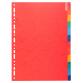 Divider Pressbd A4 225g 12P ColouRed - Assorted colours