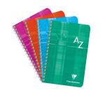 Répertoire reliure intégrale 11x17 cm 100 pages grands carreaux - Assortis