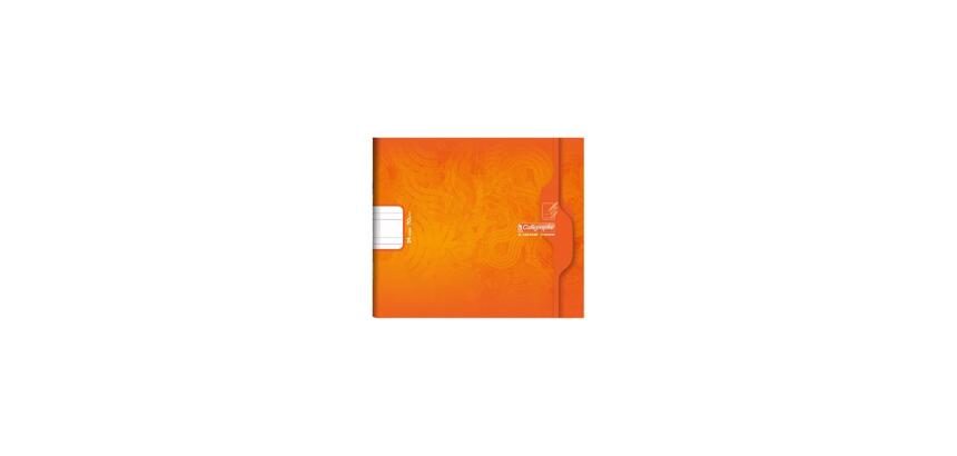 Cahier Maternelles piqué à l'italienne 7000 17x14,7 cm 24 pages DL 5mm 70 g - Orange