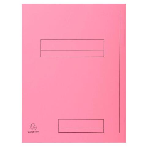 Paquete de 50 Subcarpetas con 2 solapas Super 210 g/m2 - Rosa