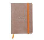 Rhodiarama carnet souple A6 144 pages papier ivoire 90 g fermeture élastique