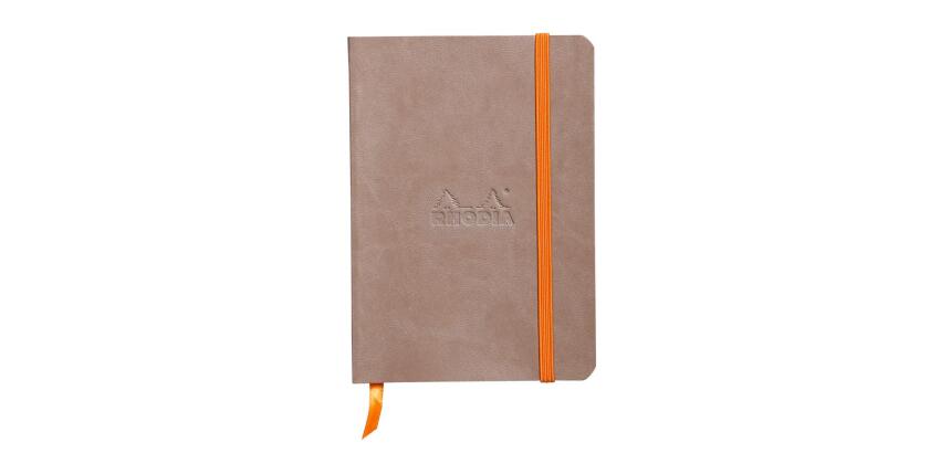 Rhodia Softcover Notebook - A6 - Lined - 72 Sheets - 90gsm - Taupe