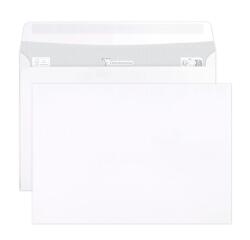 Enveloppe Clairefontaine 90 g/m² blanche sans fenêtre avec bande de protection - Boîte de 500
