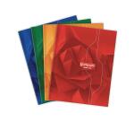 7000, Notitieschrift harde kaft genaaid 17x22cm 144 blad séyès 70g. - Geassorteerde kleuren