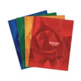 Cahier brochure rembordée rigide 7000 17x22 cm 288 pages grands carreaux 70 g - Assortis