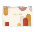 Terracotta, Bloc planner reliure intégrale en-tête 22x14 cm 53 feuillets imprimés