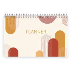 Terracotta, Bloc planner reliure intégrale en-tête 22x14 cm 53 feuillets imprimés