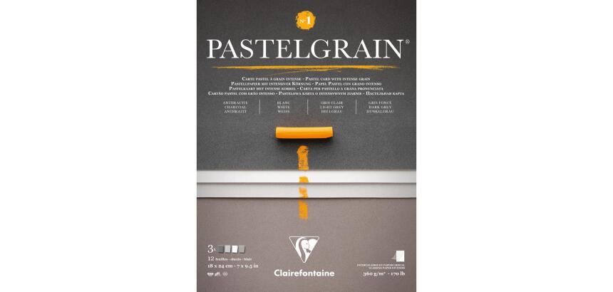 PastelGrain bloc collé n°1 12F 18x24cm 360g