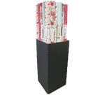 Kraft blanc 60g, Flora 2x0,70m, en carton prés. de 30rlx - Assortiment