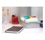 Boîte à fiches "K" DIN A6 - Gris lumière