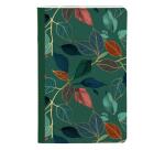 Gaïa bleu, Carnet cousu fil 11x17cm, 96 pages, ligné, ass.