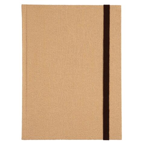 Notitieboekje Nature 220 x 170 mm 192 pagina's gelijnd - beige