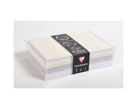 Coffret Pollen de 40 enveloppes 114x162mm + 40 cartes 110x155mm - Assortiment Mariage
