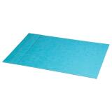 Rhodiarama sous-main rigide simili cuir italien 60x40 cm - Turquoise