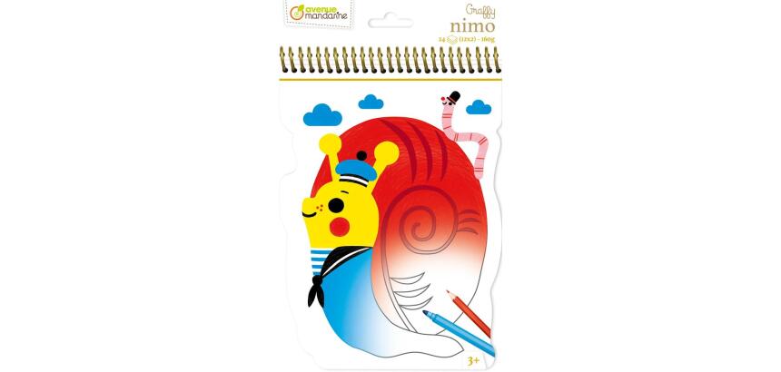 Graffy Nimo, Escargot - Multicolore