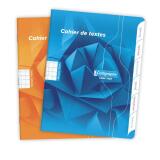 Textes piqué 7000 17x22 cm 120 pages grands carreaux 70 g - Assortis