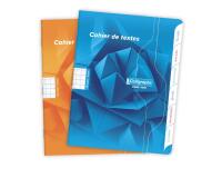 Textes piqué 7000 17x22 cm 120 pages grands carreaux 70 g - Assortis