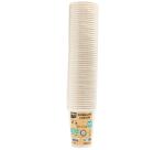 50 Gobelets en carton, 20 cl - Blanc