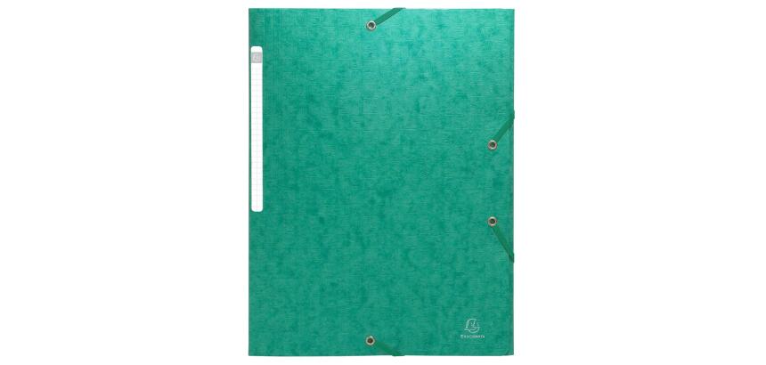 Chemise 3 rabats à élastiques Maxi Capacity carte lustrée 600g/m2 Scotten ®- A4
