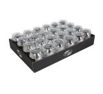 Plat. 24 oeufs métal. 10mx7mm coque Argt