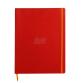 Rhodiarama cahier souple A4+ 160 pages ligné papier ivoire 90g - Coquelicot